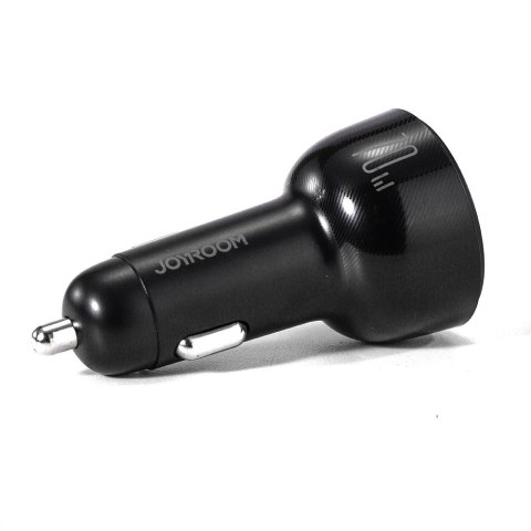 Joyroom ładowarka samochodowa 70W z 3 portami: USB, 2 x USB C czarna (JR-CL26) Joyroom ładowarka samochodowa 70W z 3 portami: USB, 2 x USB C czarna (JR-CL26)