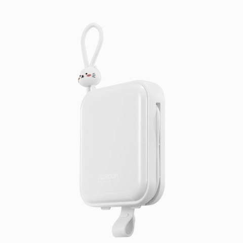 Joyroom powerbank z kablami USB C i Lightning oraz podstawką Cutie Series 10000mAh 22.5W biały (JR-L008) Joyroom powerbank z kablami USB C i Lightning oraz podstawką Cutie Series 10000mAh 22.5W biały (JR-L008)