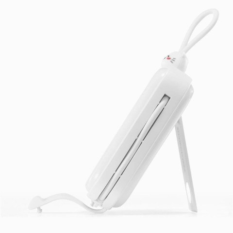 Joyroom powerbank z kablami USB C i Lightning oraz podstawką Cutie Series 10000mAh 22.5W biały (JR-L008) Joyroom powerbank z kablami USB C i Lightning oraz podstawką Cutie Series 10000mAh 22.5W biały (JR-L008)