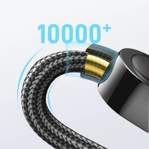 Kabel Joyroom A4 USB-C / Lightning 20W 1.2m z wyświetlaczem - czarny Kabel Joyroom A4 USB-C / Lightning 20W 1.2m z wyświetlaczem - czarny