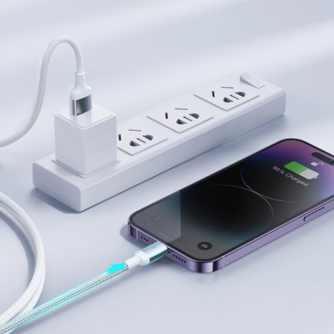 Kabel Joyroom Extraordinary Series A10 USB-A / Lightning 2.4A 2 m - biały Kabel Joyroom Extraordinary Series A10 USB-A / Lightning 2.4A 2 m - biały