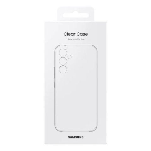Samsung Clear Cover etui Samsung Galaxy A54 5G żelowy pokrowiec przezroczyste (EF-QA546CTEGWW) Samsung Clear Cover etui Samsung Galaxy A54 5G żelowy pokrowiec przezroczyste (EF-QA546CTEGWW)