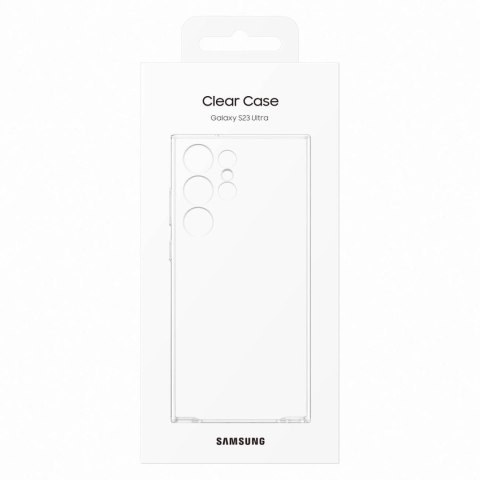 Samsung Clear Cover etui Samsung Galaxy S23 Ultra żelowy pokrowiec przezroczyste (EF-QS918CTEGWW)