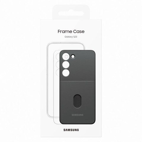Samsung Frame Cover etui Samsung Galaxy S23 pokrowiec z wymiennymi pleckami czarne (EF-MS911CBEGWW) Samsung Frame Cover etui Samsung Galaxy S23 pokrowiec z wymiennymi pleckami czarne (EF-MS911CBEGWW)