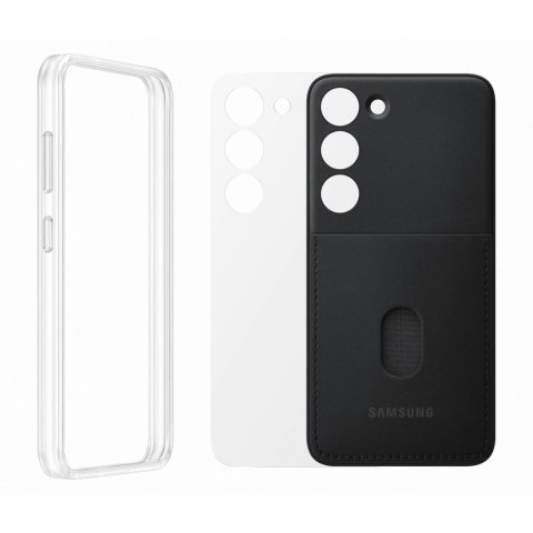 Samsung Frame Cover etui Samsung Galaxy S23 pokrowiec z wymiennymi pleckami czarne (EF-MS911CBEGWW) Samsung Frame Cover etui Samsung Galaxy S23 pokrowiec z wymiennymi pleckami czarne (EF-MS911CBEGWW)