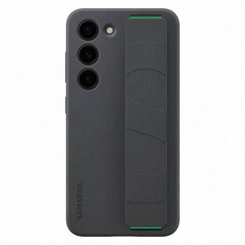 Samsung Silicone Grip Cover etui Samsung Galaxy S23 silikonowy pokrowiec z paskiem na rękę czarne (EF-GS911TBEGWW) Samsung Silicone Grip Cover etui Samsung Galaxy S23 silikonowy pokrowiec z paskiem na rękę czarne (EF-GS911TBEGWW)