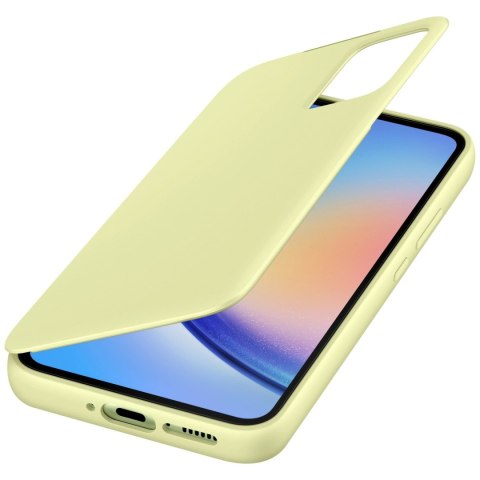 Samsung Smart View Wallet Case etui Samsung Galaxy A34 5G pokrowiec z inteligentną klapką okienkiem portfel na kartę limonkowe ( Samsung Smart View Wallet Case etui Samsung Galaxy A34 5G pokrowiec z inteligentną klapką okienkiem portfel na kartę limonkowe (