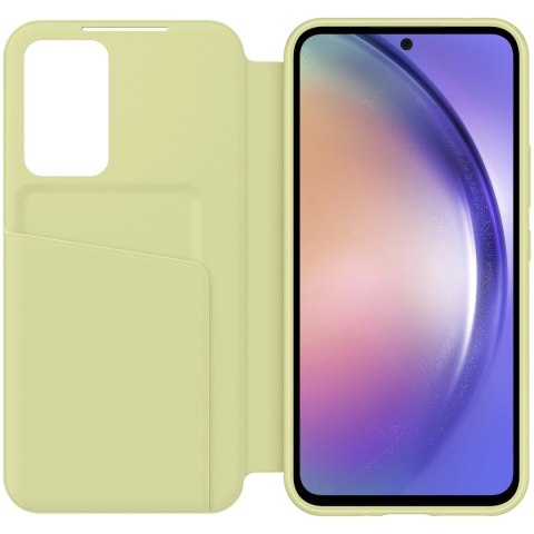 Samsung Smart View Wallet Case etui Samsung Galaxy A54 5G pokrowiec z inteligentną klapką okienkiem portfel na kartę limonkowe ( Samsung Smart View Wallet Case etui Samsung Galaxy A54 5G pokrowiec z inteligentną klapką okienkiem portfel na kartę limonkowe (