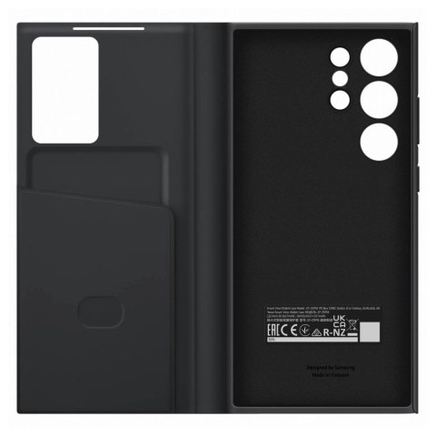 Samsung Smart View Wallet Case etui Samsung Galaxy S23 Ultra pokrowiec z inteligentną klapką okienkiem portfel na kartę czarne ( Samsung Smart View Wallet Case etui Samsung Galaxy S23 Ultra pokrowiec z inteligentną klapką okienkiem portfel na kartę czarne (