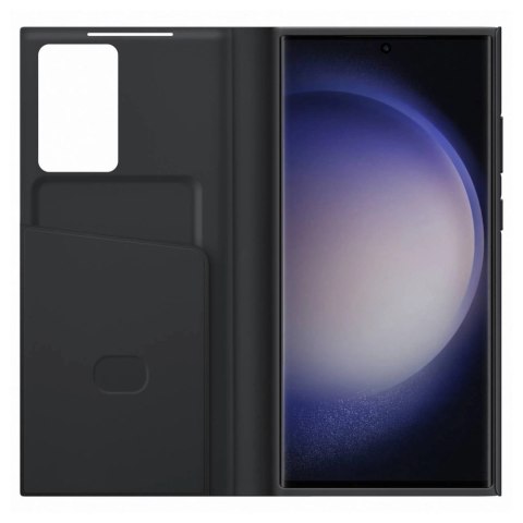 Samsung Smart View Wallet Case etui Samsung Galaxy S23 Ultra pokrowiec z inteligentną klapką okienkiem portfel na kartę czarne ( Samsung Smart View Wallet Case etui Samsung Galaxy S23 Ultra pokrowiec z inteligentną klapką okienkiem portfel na kartę czarne (