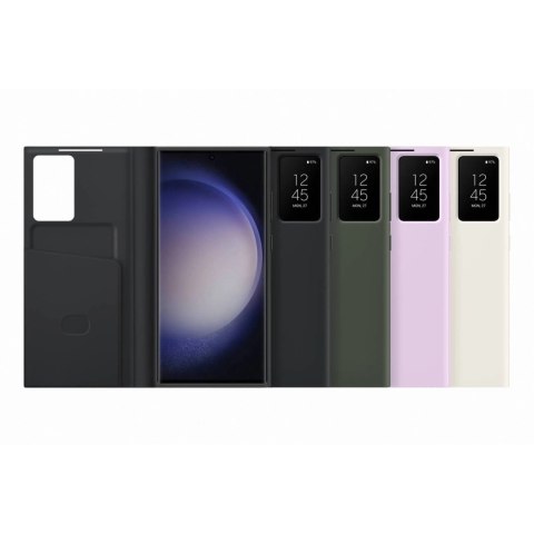 Samsung Smart View Wallet Case etui Samsung Galaxy S23 Ultra pokrowiec z inteligentną klapką okienkiem portfel na kartę czarne ( Samsung Smart View Wallet Case etui Samsung Galaxy S23 Ultra pokrowiec z inteligentną klapką okienkiem portfel na kartę czarne (
