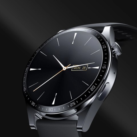 Smartwatch Joyroom Classic Series JR-FC2 z funkcją odbierania połączeń / ochroną IP68 - czarny Smartwatch Joyroom Classic Series JR-FC2 z funkcją odbierania połączeń / ochroną IP68 - czarny