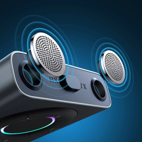 Transmiter Joyroom JR-CB2 Bluetooth AUX do samochodu, telewizora - szary Transmiter Joyroom JR-CB2 Bluetooth AUX do samochodu, telewizora - szary