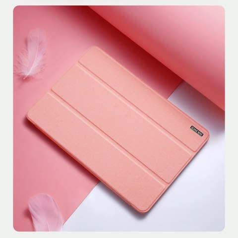 DUX DUCIS Domo składany pokrowiec etui na tablet z funkcją Smart Sleep podstawka Samsung Galaxy Tab S8 Ultra różowy