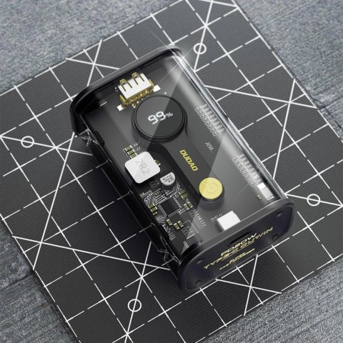 Dudao powerbank 10000mAh USB-C / USB-A 22.5W PD czarny (K16) Dudao powerbank 10000mAh USB-C / USB-A 22.5W PD czarny (K16)