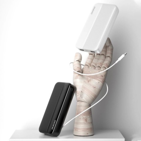 Dudao powerbank 20000mAh 2xUSB-A 10W biały (K4S+) Dudao powerbank 20000mAh 2xUSB-A 10W biały (K4S+)