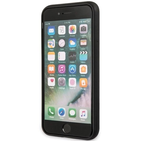 Etui Guess Saffiano Stripe na iPhone 7 / 8 / SE 2020 / SE 2022 - czarne