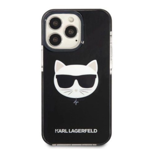 Etui Karl Lagerfeld Choupette Head na iPhone 13 Pro Max - czarne Etui Karl Lagerfeld Choupette Head na iPhone 13 Pro Max - czarne