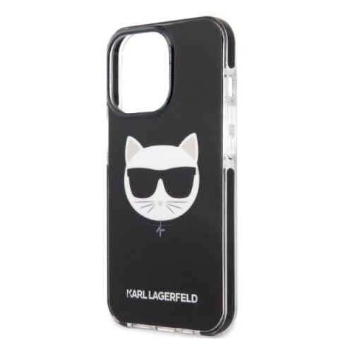 Etui Karl Lagerfeld Choupette Head na iPhone 13 Pro Max - czarne Etui Karl Lagerfeld Choupette Head na iPhone 13 Pro Max - czarne