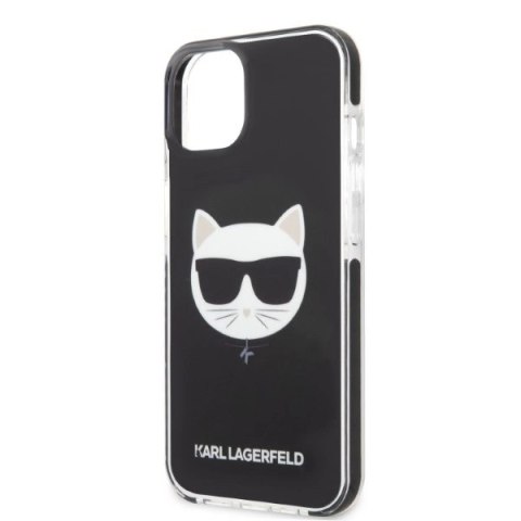 Etui Karl Lagerfeld Choupette Head na iPhone 13 - czarne Etui Karl Lagerfeld Choupette Head na iPhone 13 - czarne