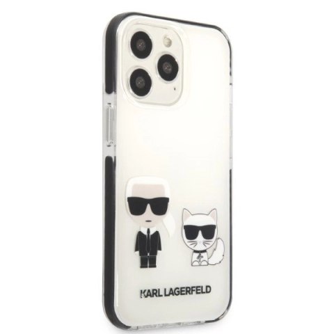 Etui Karl Lagerfeld Karl&Choupette na iPhone 13 Pro Max - białe Etui Karl Lagerfeld Karl&Choupette na iPhone 13 Pro Max - białe