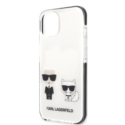 Etui Karl Lagerfeld Karl&Choupette na iPhone 13 mini - białe Etui Karl Lagerfeld Karl&Choupette na iPhone 13 mini - białe