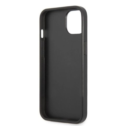Etui Karl Lagerfeld Saffiano Plaque na iPhone 13 - czarne Etui Karl Lagerfeld Saffiano Plaque na iPhone 13 - czarne