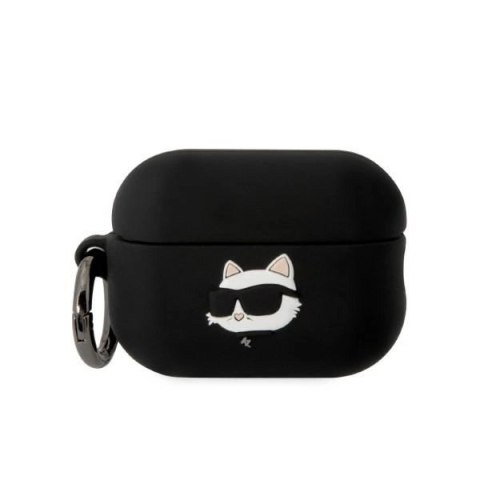 Etui Karl Lagerfeld Silicone Choupette Head 3D na AirPods Pro 2 - czarne Etui Karl Lagerfeld Silicone Choupette Head 3D na AirPods Pro 2 - czarne