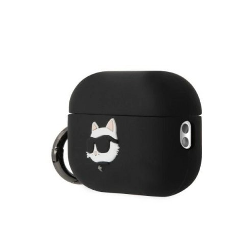 Etui Karl Lagerfeld Silicone Choupette Head 3D na AirPods Pro 2 - czarne Etui Karl Lagerfeld Silicone Choupette Head 3D na AirPods Pro 2 - czarne