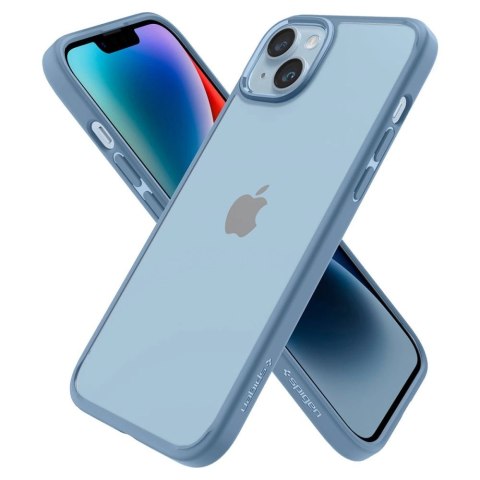 Etui Spigen Ultra Hybrid na iPhone 14 - niebieskie Etui Spigen Ultra Hybrid na iPhone 14 - niebieskie