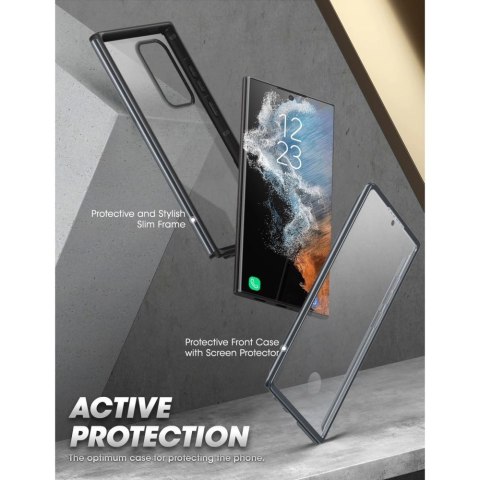 Etui Supcase Edge XT na Samsung Galaxy S23 Ultra - czarne Etui Supcase Edge XT na Samsung Galaxy S23 Ultra - czarne