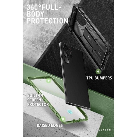 Etui Supcase IBLSN ArmorBox na Samsung Galaxy S23 Ultra - zielone Etui Supcase IBLSN ArmorBox na Samsung Galaxy S23 Ultra - zielone