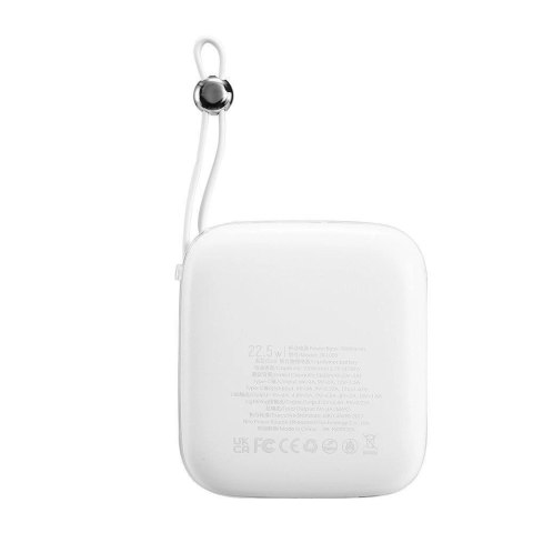 Joyroom powerbank 10000mAh Jelly Series 22.5W z wbudowanym kablem Lightning biały (JR-L003) Joyroom powerbank 10000mAh Jelly Series 22.5W z wbudowanym kablem Lightning biały (JR-L003)