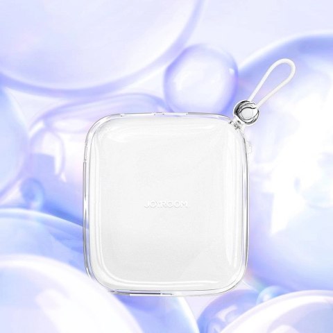 Joyroom powerbank 10000mAh Jelly Series 22.5W z wbudowanym kablem Lightning biały (JR-L003) Joyroom powerbank 10000mAh Jelly Series 22.5W z wbudowanym kablem Lightning biały (JR-L003)