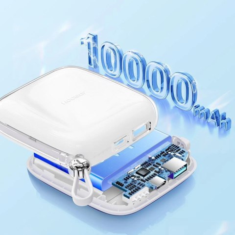 Joyroom powerbank 10000mAh Jelly Series 22.5W z wbudowanym kablem Lightning biały (JR-L003) Joyroom powerbank 10000mAh Jelly Series 22.5W z wbudowanym kablem Lightning biały (JR-L003)