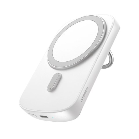 Joyroom powerbank indukcyjny 6000mAh z ringiem i podstawką do 20W biały (JR-W030) Joyroom powerbank indukcyjny 6000mAh z ringiem i podstawką do 20W biały (JR-W030)