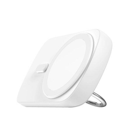 Joyroom powerbank indukcyjny 6000mAh z ringiem i podstawką do 20W biały (JR-W030) Joyroom powerbank indukcyjny 6000mAh z ringiem i podstawką do 20W biały (JR-W030)