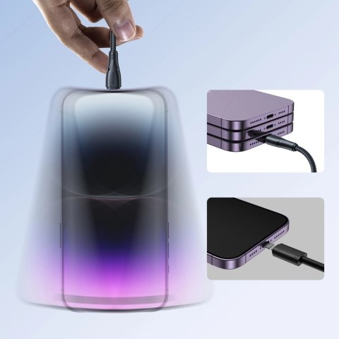 Kabel Joyroom Surpass Series A11 USB-A / Lightning 2.4A 0.25 m - czarny Kabel Joyroom Surpass Series A11 USB-A / Lightning 2.4A 0.25 m - czarny