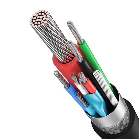Kabel Ugreen 10387 USB-C - USB-C PD QC 4K 60Hz 100W 5A 10Gb/s 1m - czarny Kabel Ugreen 10387 USB-C - USB-C PD QC 4K 60Hz 100W 5A 10Gb/s 1m - czarny