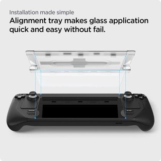Szkło hartowane Spigen Glas.tR EZ Fit na Steam Deck