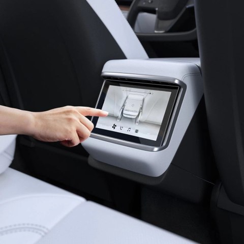 Szkło hartowane Spigen Glas.tR Slim na Tesla Model X 2022 / Model S 2021 - czarne Szkło hartowane Spigen Glas.tR Slim na Tesla Model X 2022 / Model S 2021 - czarne