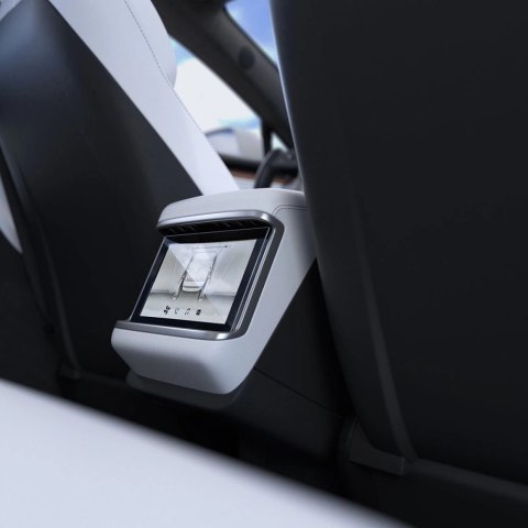 Szkło hartowane Spigen Glas.tR Slim na Tesla Model X 2022 / Model S 2021 - czarne Szkło hartowane Spigen Glas.tR Slim na Tesla Model X 2022 / Model S 2021 - czarne