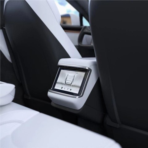 Szkło hartowane Spigen Glas.tR Slim na Tesla Model X 2022 / Model S 2021 - czarne Szkło hartowane Spigen Glas.tR Slim na Tesla Model X 2022 / Model S 2021 - czarne
