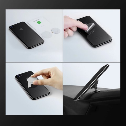 Uchwyt Ugreen LP117 60316 magnetyczny na telefon do samochodu na deskę rozdzielczą - czarny Uchwyt Ugreen LP117 60316 magnetyczny na telefon do samochodu na deskę rozdzielczą - czarny
