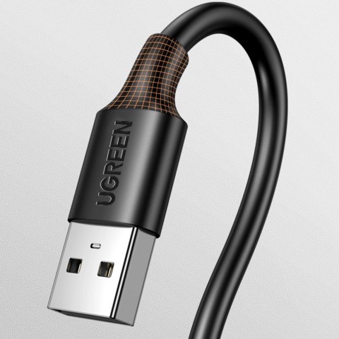 Ugreen kabel USB - USB 2.0 480Mb/s 0.25m czarny (US102) Ugreen kabel USB - USB 2.0 480Mb/s 0.25m czarny (US102)
