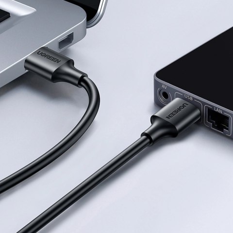 Ugreen kabel USB - USB 2.0 480Mb/s 0.25m czarny (US102) Ugreen kabel USB - USB 2.0 480Mb/s 0.25m czarny (US102)