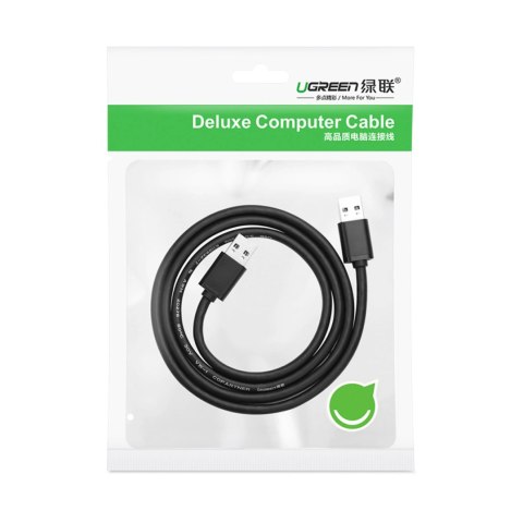 Ugreen kabel USB - USB 2.0 480Mb/s 1.5m czarny (US102) Ugreen kabel USB - USB 2.0 480Mb/s 1.5m czarny (US102)