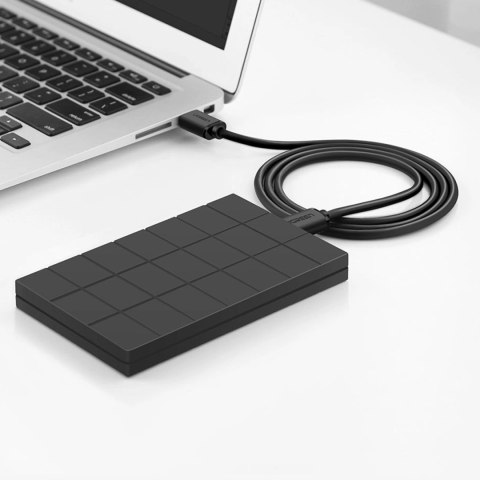 Ugreen kabel USB - USB 2.0 480Mb/s 1.5m czarny (US102) Ugreen kabel USB - USB 2.0 480Mb/s 1.5m czarny (US102)
