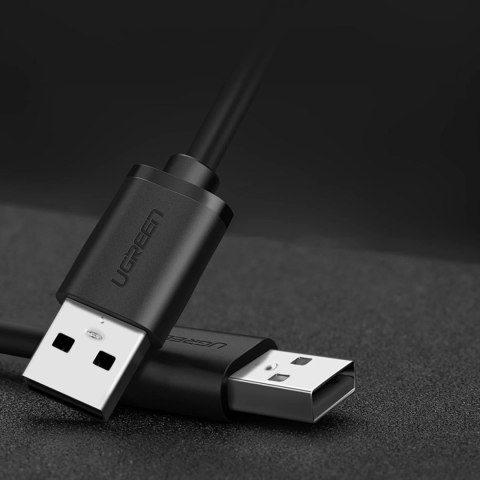 Ugreen kabel USB - USB 2.0 480Mb/s 1.5m czarny (US102) Ugreen kabel USB - USB 2.0 480Mb/s 1.5m czarny (US102)