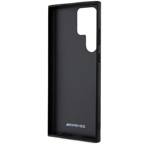 Etui AMG Carbon Stripe&Embossed na Samsung Galaxy S23 Ultra - czarne